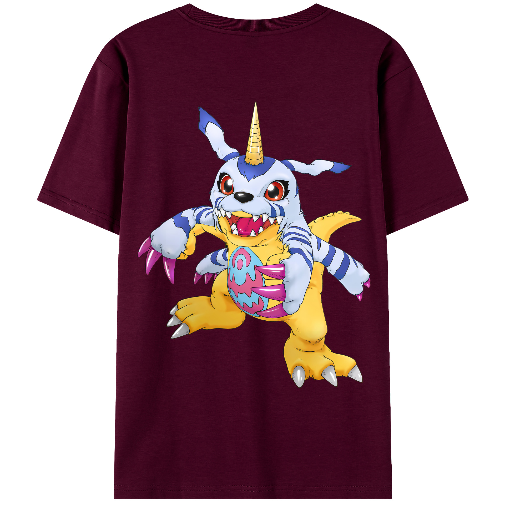（画像用） Digimon デジタルモンスター/デジモン レディース半袖Tシャツ(バックプリント)
